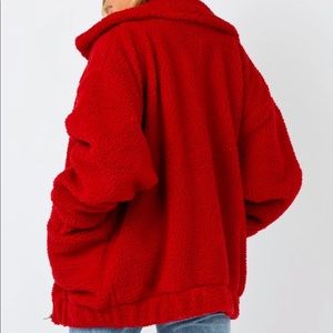 i am gia pixie coat red